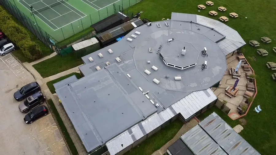Heath Cafe Bar, roof refurbished with the RESTEC FLEXITEC system