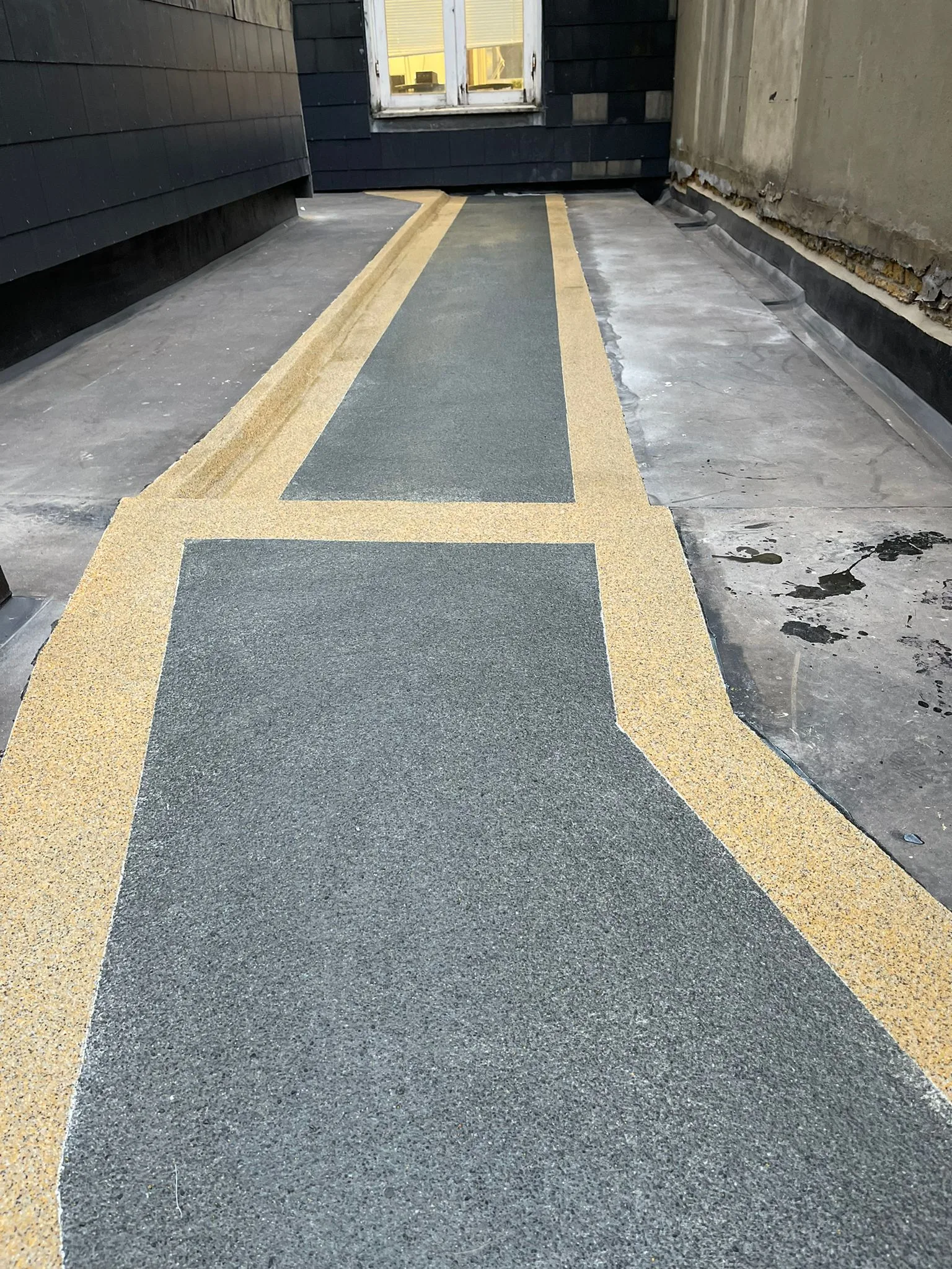 FLEXITEC liquid roofing system installed on a completed roof