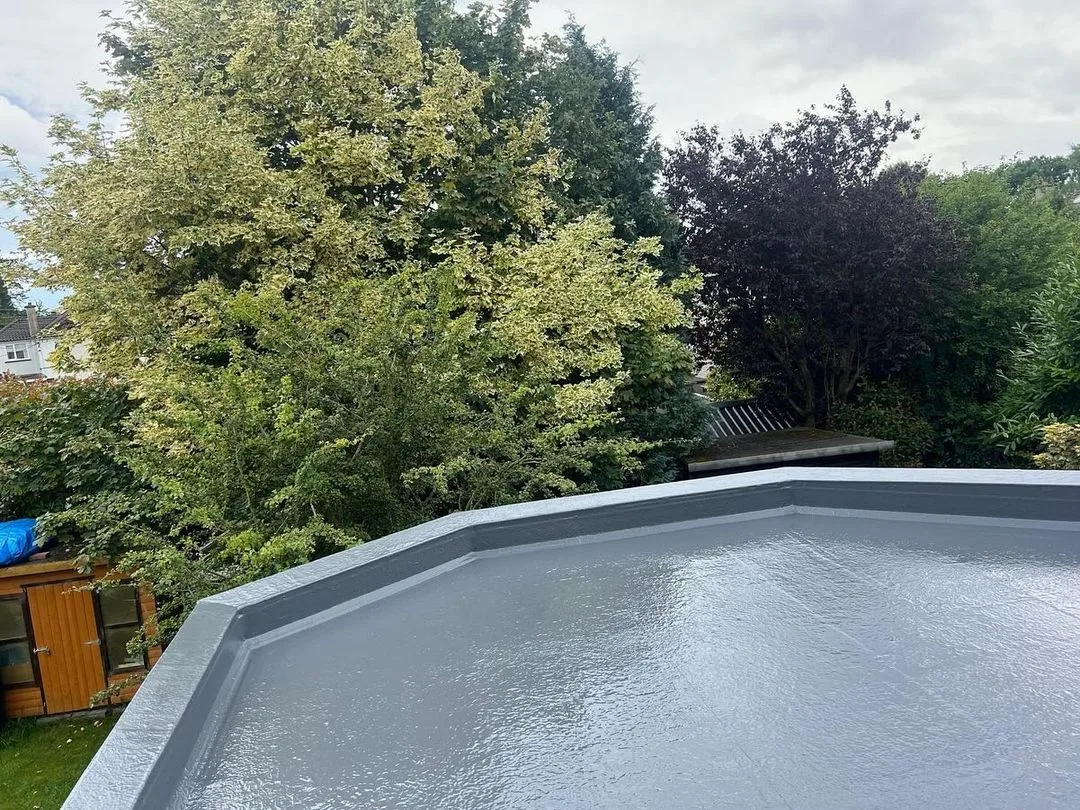 FLEXITEC liquid roofing system installed on a completed roof